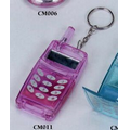 Cell Phone Lip Gloss Key Chain (Pink)